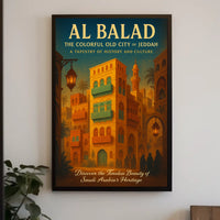 Al Balad The Colorful Old City Of Poster