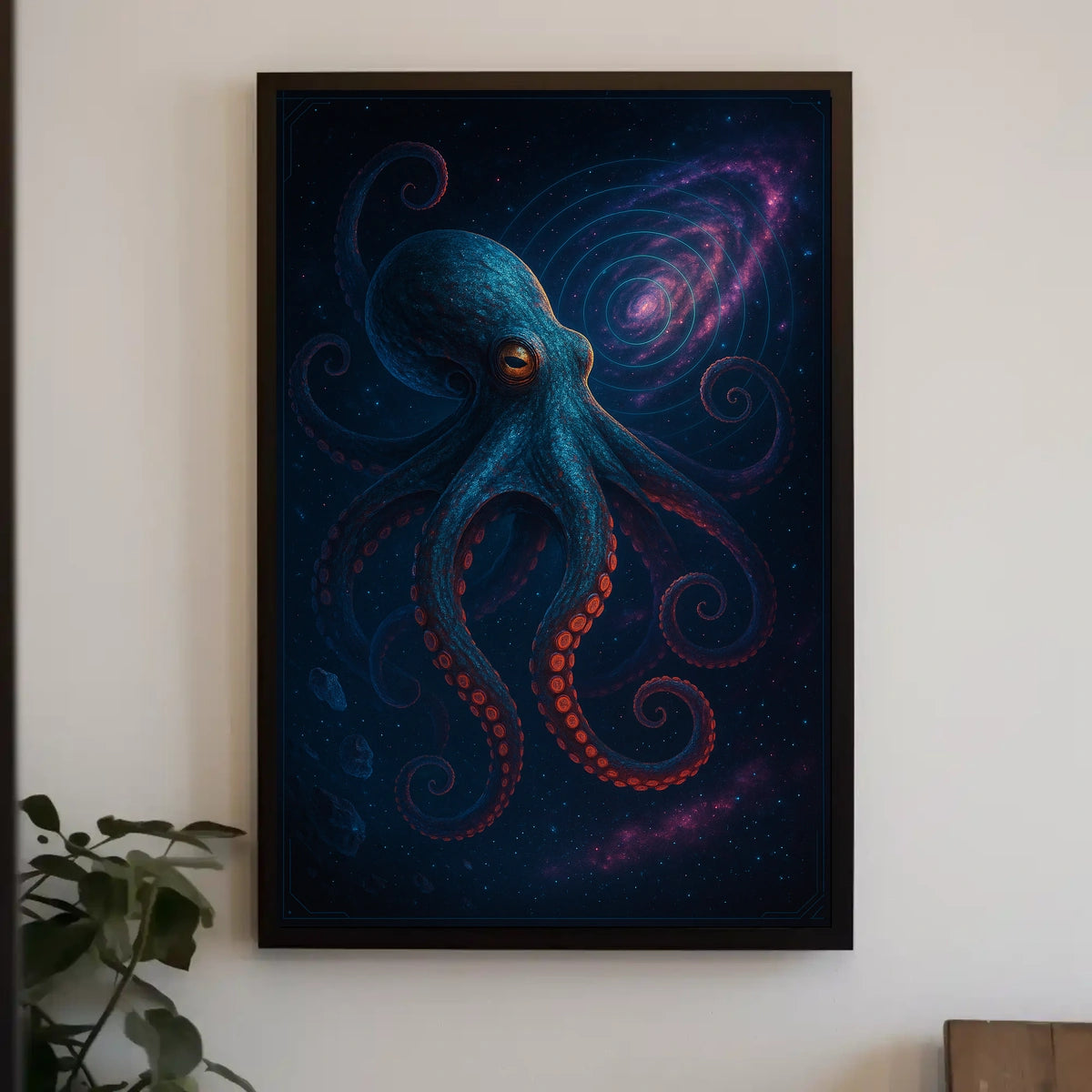 Cosmic Octopus Poster