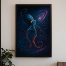 Cosmic Octopus Poster