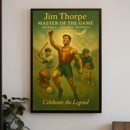 Master of the Game Jim Thorpe Poster
