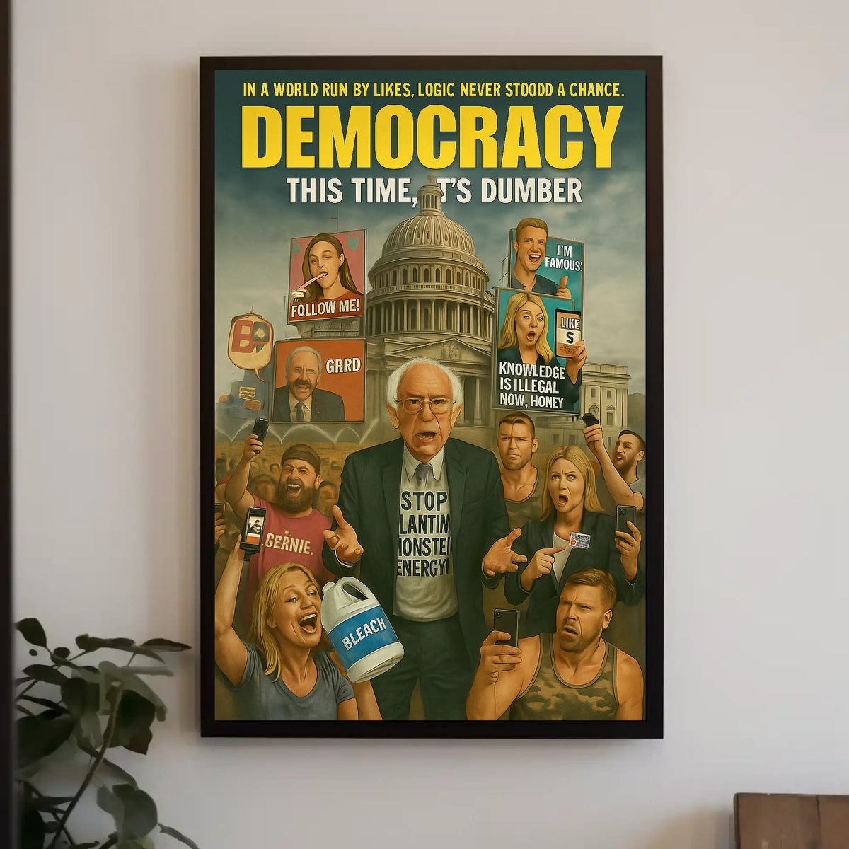 Democracy This Time, ItS Dumber Poster
