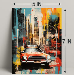 Urban Vibes A Colorful Journey Poster