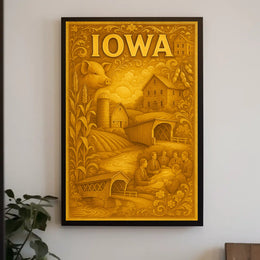 Iowa Heritage Poster