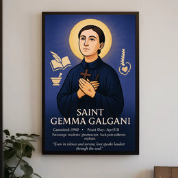 Saint Gemma Galgani Poster PosterGoat
