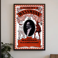 Vintage Magician and Illusionist Poster - Cultural or Heritage Poster