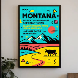 Montana Big Sky Country Poster