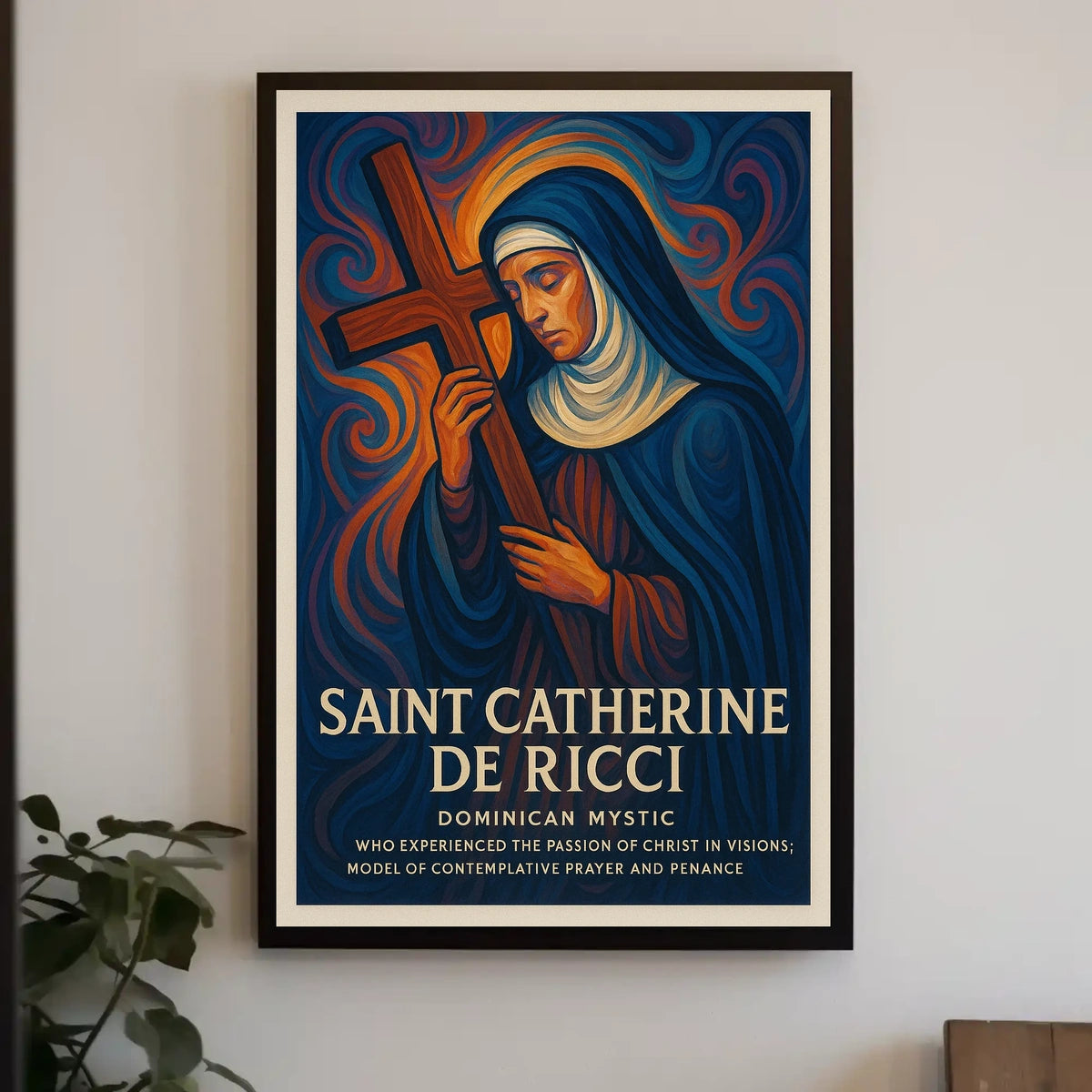 Saint Catherine de Ricci Dominican Mystic Poster