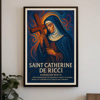Saint Catherine de Ricci Dominican Mystic Poster