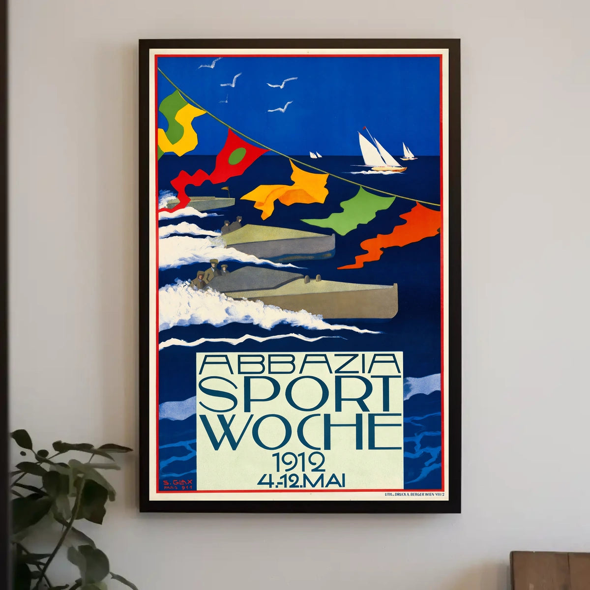 Abbazia Sport Woche 1912 Poster