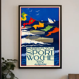 Abbazia Sport Woche 1912 Poster
