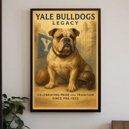 Yale Bulldogs Legacy Poster