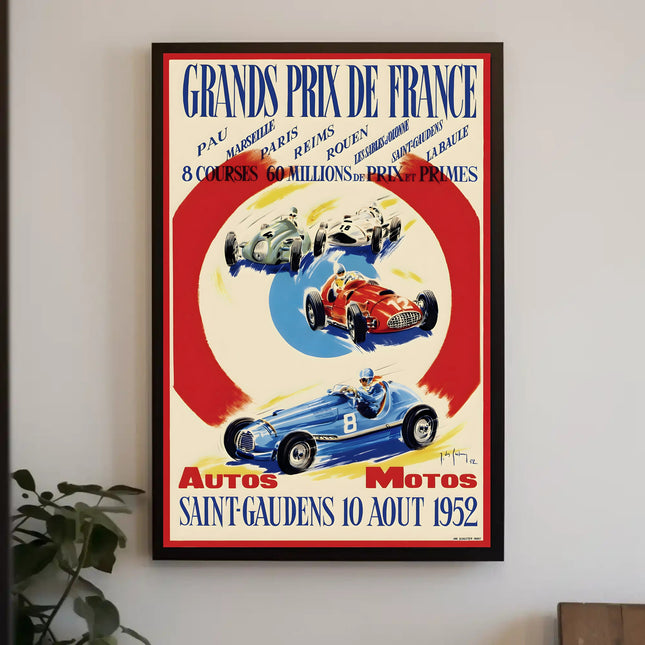 Grand Prix de France 1952 Poster
