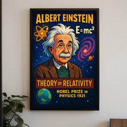 Albert Einstein Nobel Prize In Physics Poster