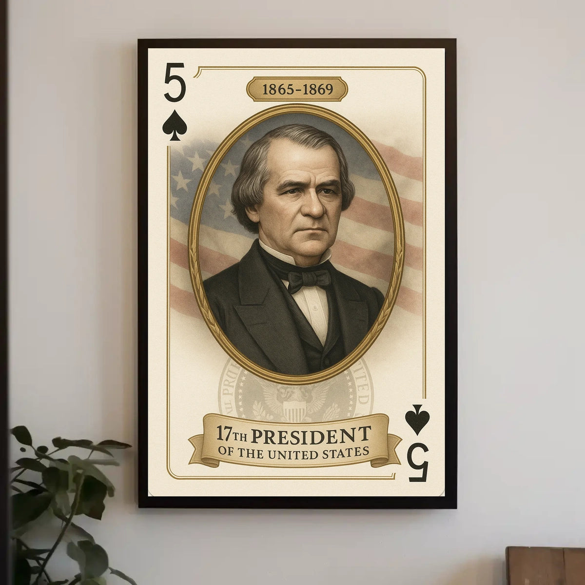 Andrew Johnson President Poster