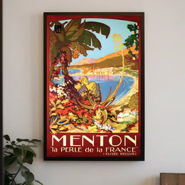 Menton La Perle De La France Poster