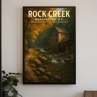 Rock Creek Urban Oasis In Washington, Poster