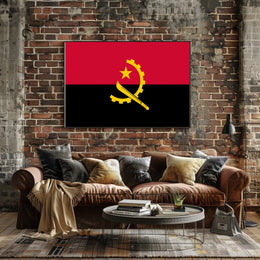 Angola Flag Poster