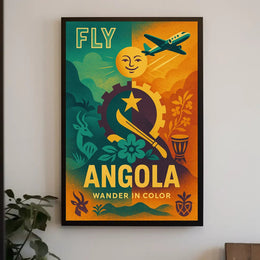 Explore Angola's Vibrancy and Culture with Travel Poster PosterGoat