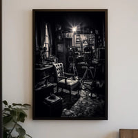 Vintage Film Studio Scene Poster