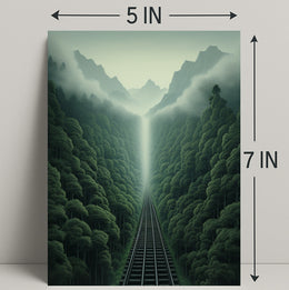 Journey Through The Misty Mountains Poster