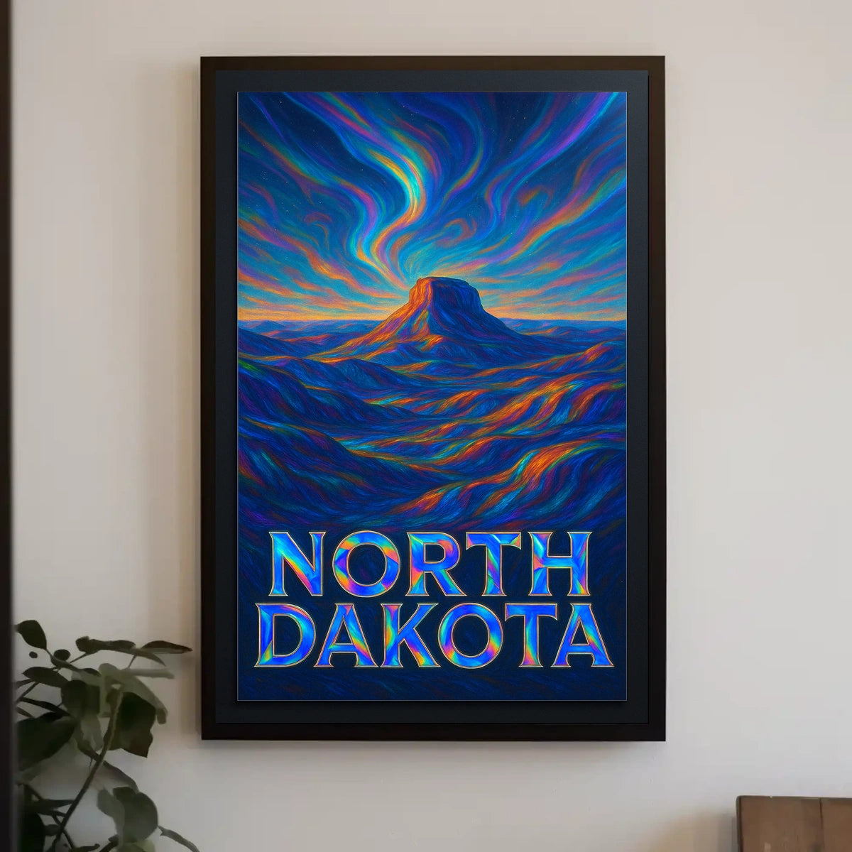 North Dakota Vibrant Landscapes Poster