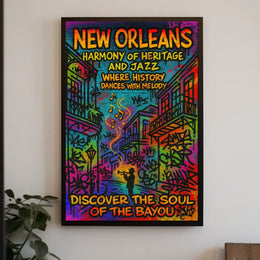New Orleans Harmony Of Heritage And Poster