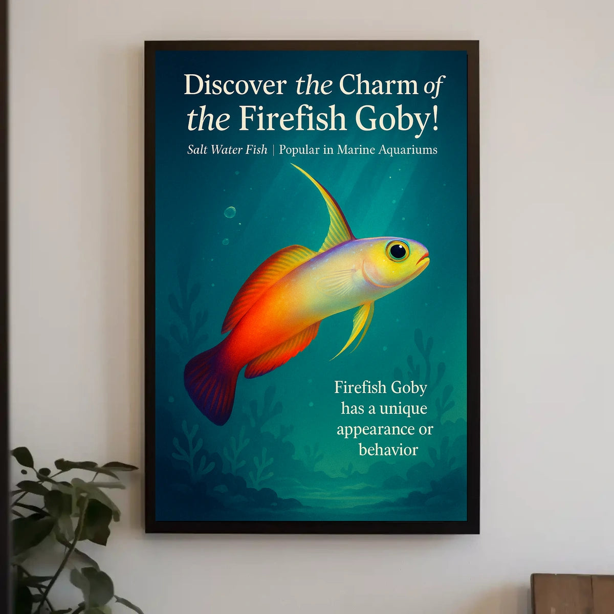 Discover The Charm Of The Firefish Goby Poster