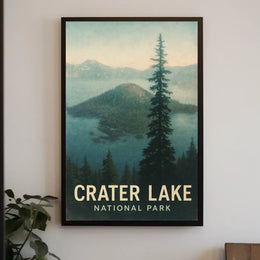 Crater Lake National Park Poster