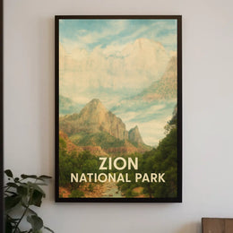 Zion National Park Poster