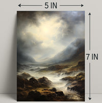 Majestic Mountain Landscape Poster