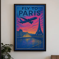 Fly To Paris Poster
