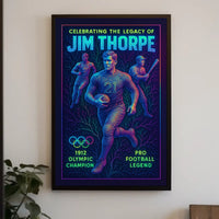 Celebrating a Sports Legends Legacy Poster