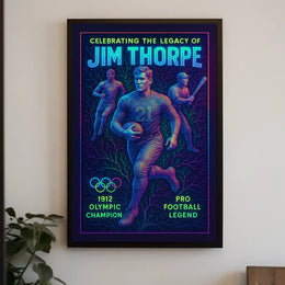Celebrating a Sports Legends Legacy Poster