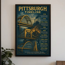 Pittsburgh Timeline Poster