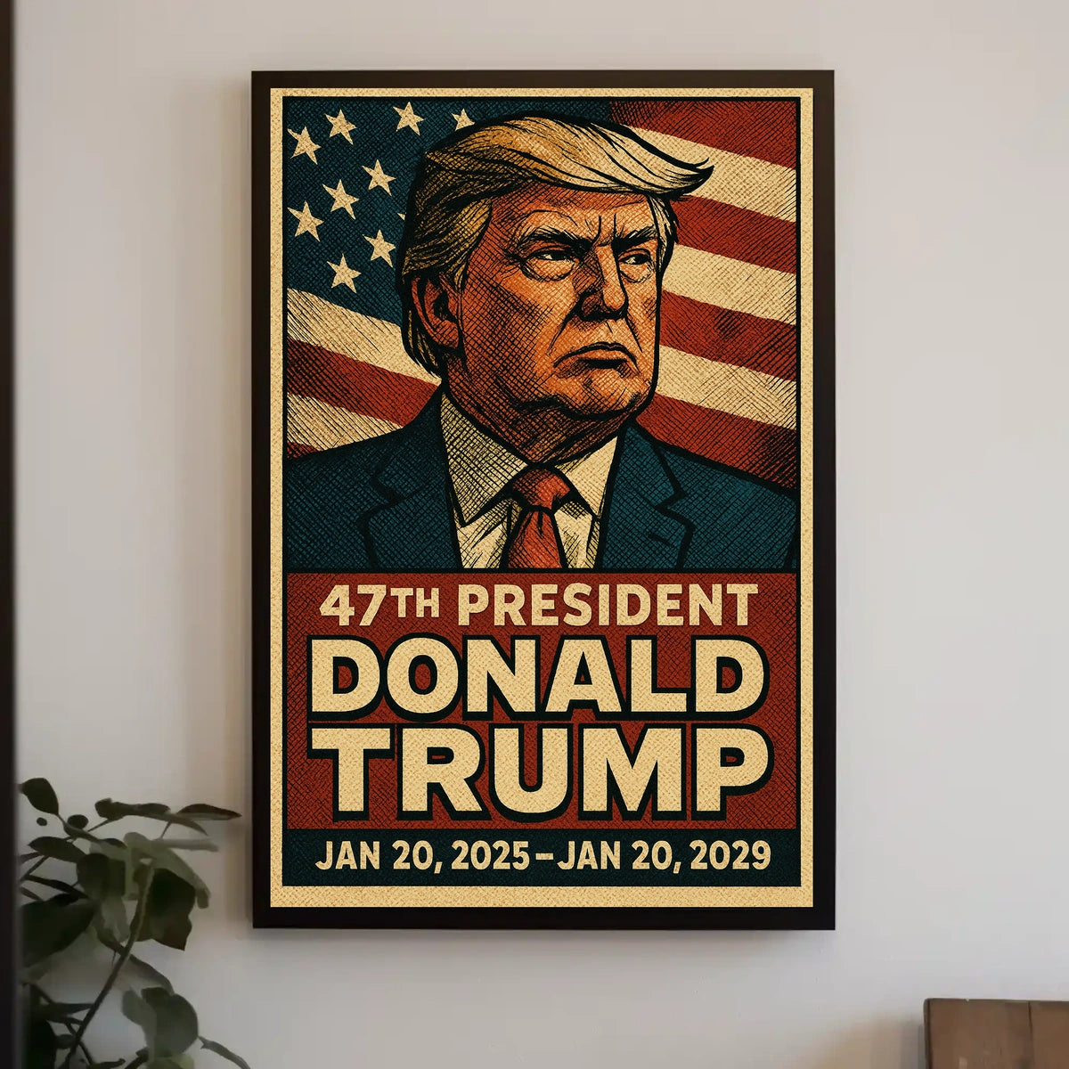 DonaldTrumpPortrait Iconography Documentary Historicism Poster