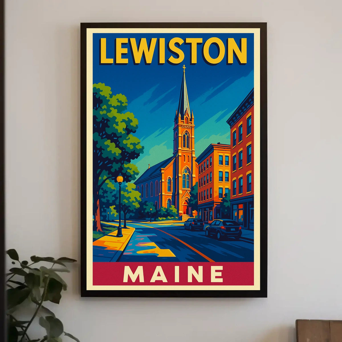 Lewiston, Maine Poster