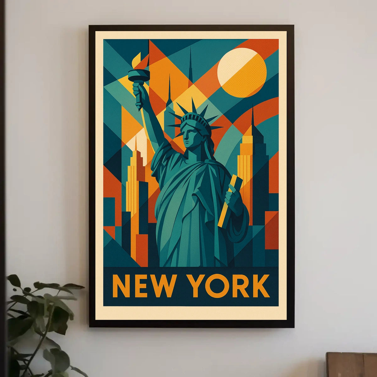 New York Iconic Skyline Poster