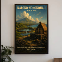 Kaloko-Honokohau Hawaiian Heritage Poster