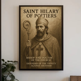 Saint Hilary Of Poitiers Poster