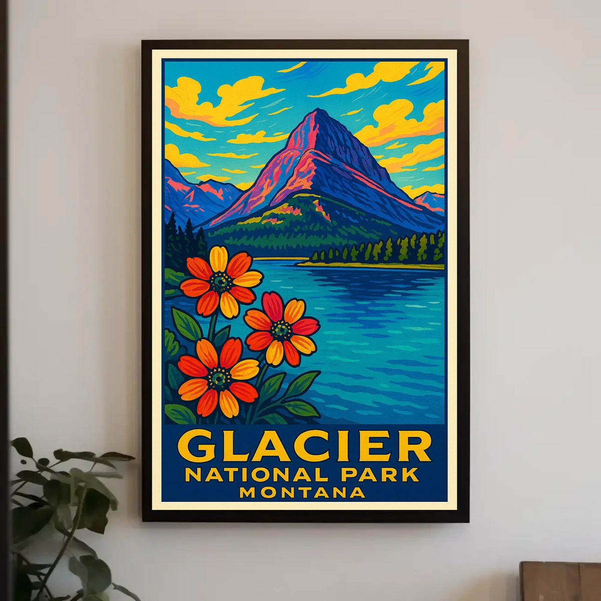 Glacier National Park Poster