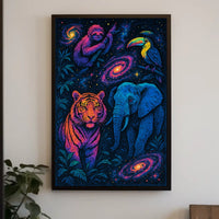 Cosmic Guardians of the Jungle Poster