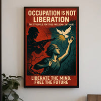 Occupation Is Not Liberation Poster