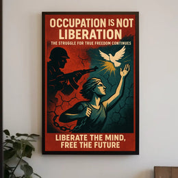 Occupation Is Not Liberation Poster