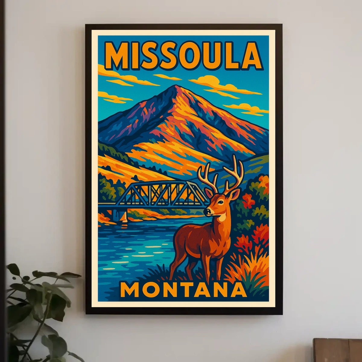 Missoula Montana Poster