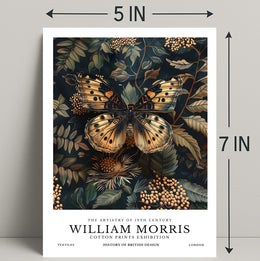 William Morris Botanical Artistry Exhibition Artistic Poster