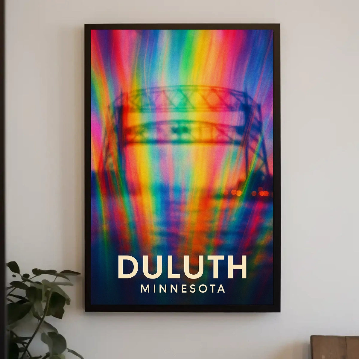 Duluth Minnesota Scenic Wanderlust Digital Painting Poster
