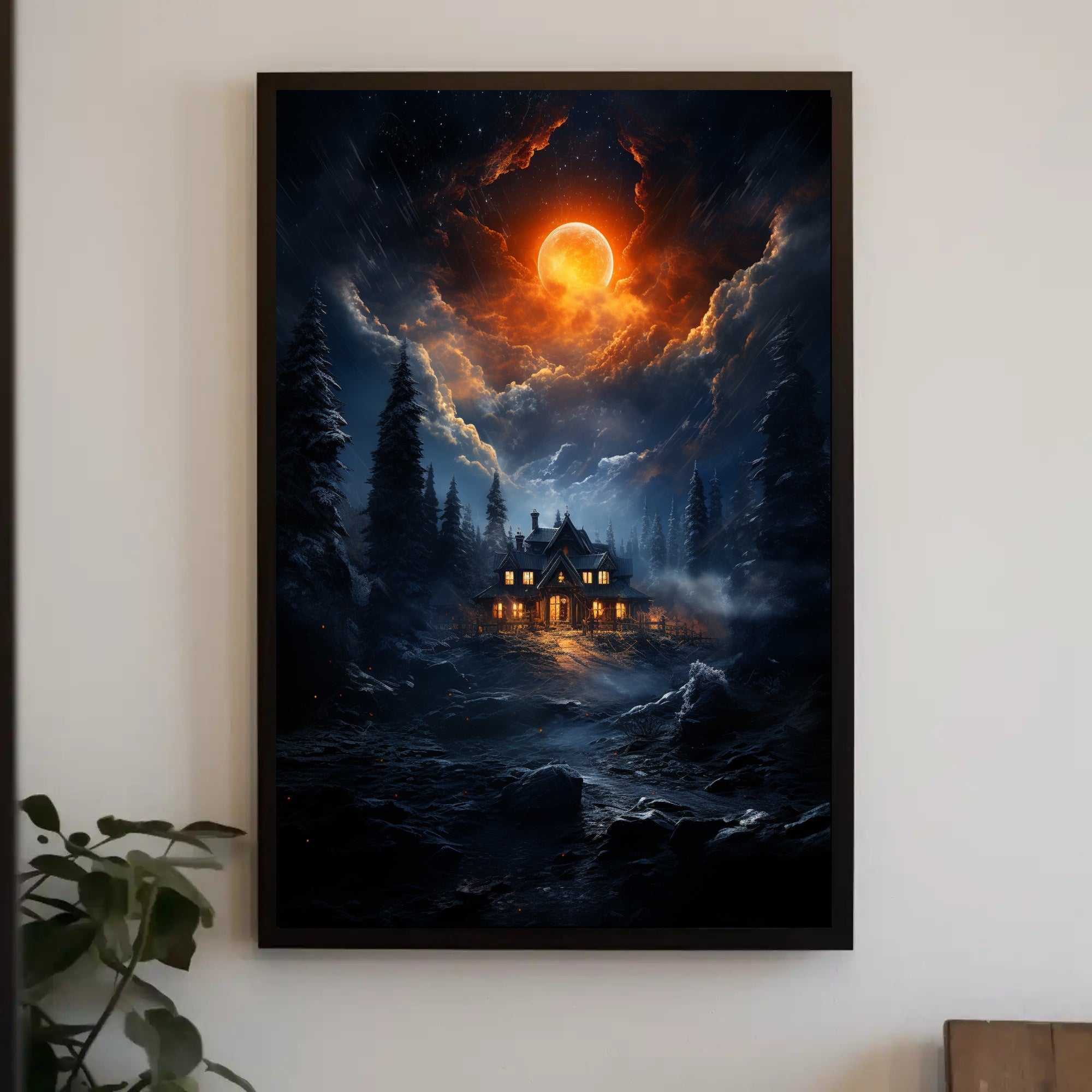 Enchanted Nightscape Poster