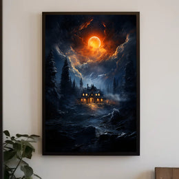 Enchanted Nightscape Poster