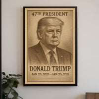 Donald Trump 47Th President Poster