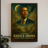 Barack Obama 44Th President Poster